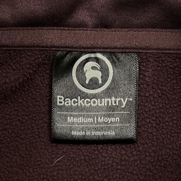 Backcountry Pullover Womens Medium Quarter Zip Stretch Fleece Outdoor Hiking - Picture 5 of 9